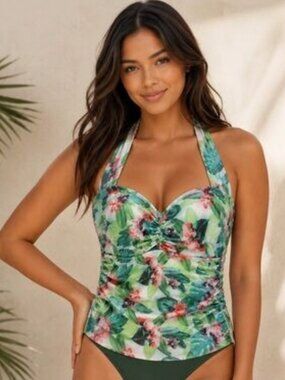 New Ruby Ribbon 16 Tankini tropical
